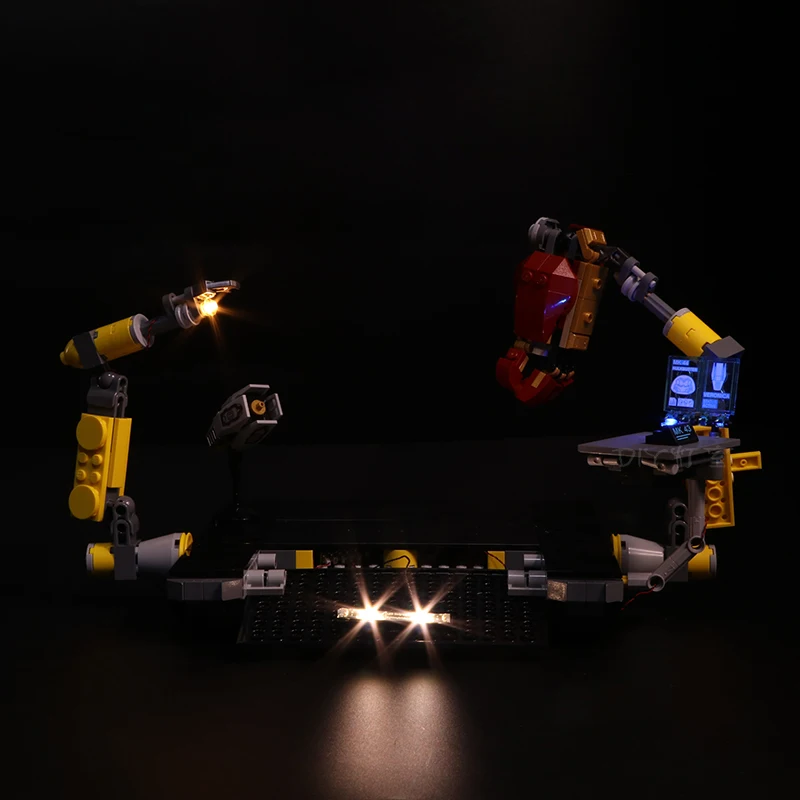 Светодиодный светильник для Lego 76105 Совместимость 07101 в халкбастер Железного
