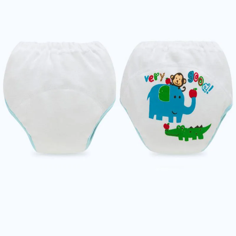 8PCS Reusable 4Layers Waterproof Baby Toilet Training Pants Potty Panties Newborn Infant Travel Underwear Nappies