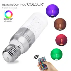 Светодио дный лампы RGB светодио дный свет E27 3 Вт RGB светодио дный лампы AC85-265V 16 изменение цвета с пульта дистанционного управления