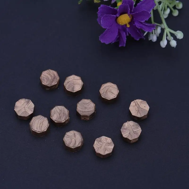 100Pcs/Lot Octagon Sealing Wax Beads Stamping Wax Seal Stamps for Envelope Documents Christmas Wedding Invitation Decorative