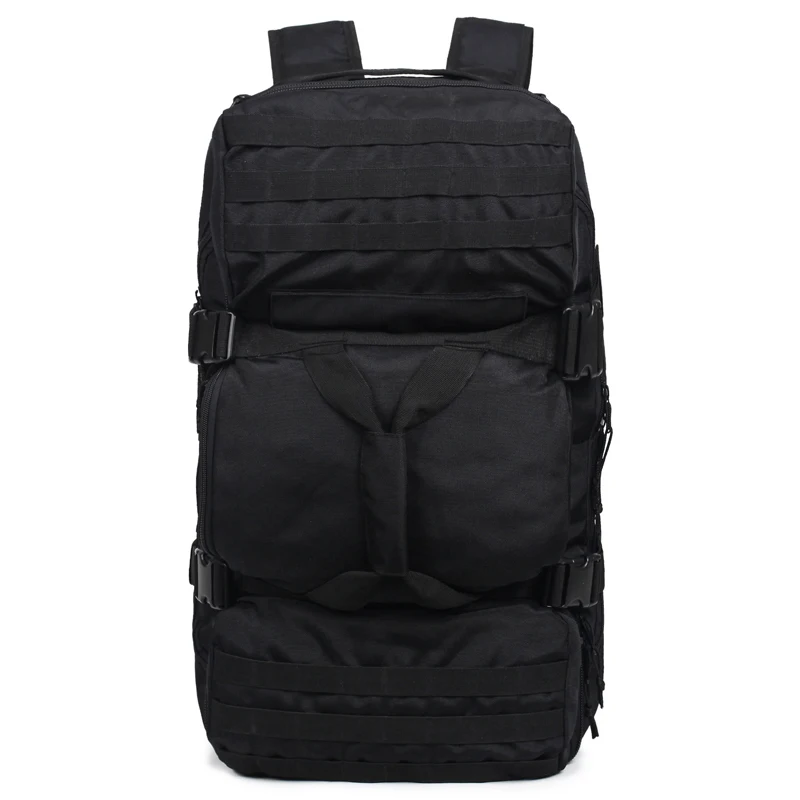 

Army Black Mountaineering Outdoor Large Capacity Hiking Climbing Backpacks Military Tactical Duffle Bag