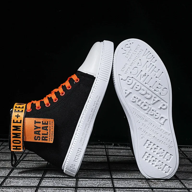High Help Canvas Shoe Street Wind Youth Mens Shoes Casual Men Male Motion Leisure Shoe Tenis Masculino Adulto Sneakers Trainers