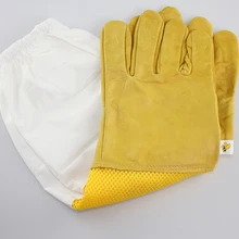 1 шт. пчелиные дышащие перчатки из овчины желтый полый пчелиный шпатель специальный инструмент
