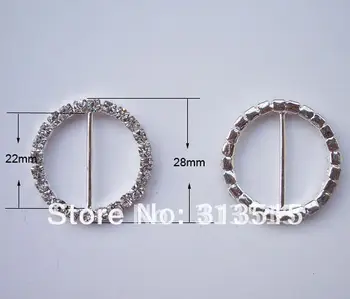 

(M0163-22mm inner bar) round rhinestone ribbon silder for wedding invitation card,silver plating