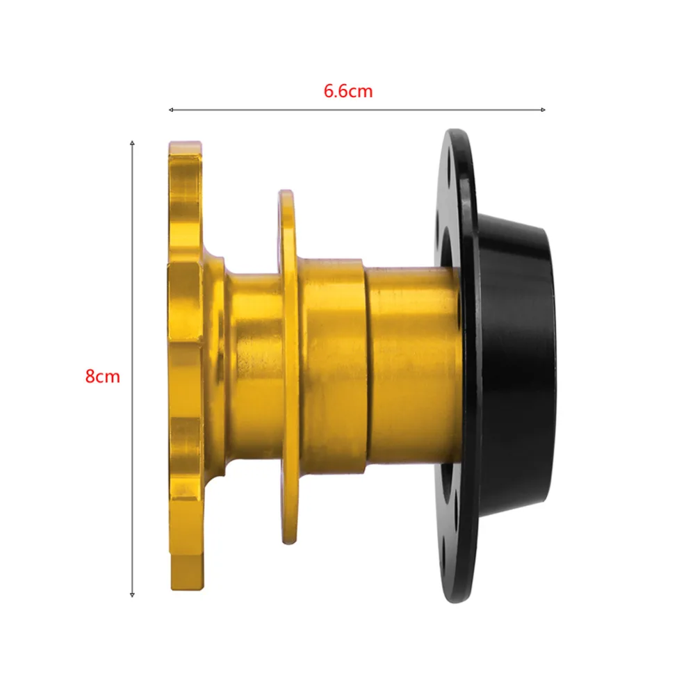Золотой Универсальный автомобильный адаптер ступицы рулевого колеса, быстроразъемный гоночный адаптер, отстегивающийся Комплект Boss, дропшиппинг