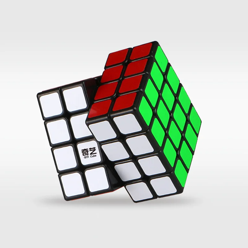 QIYI 4x4 Magic Cube Speedcubing Puzzle для начинающих-черный-база