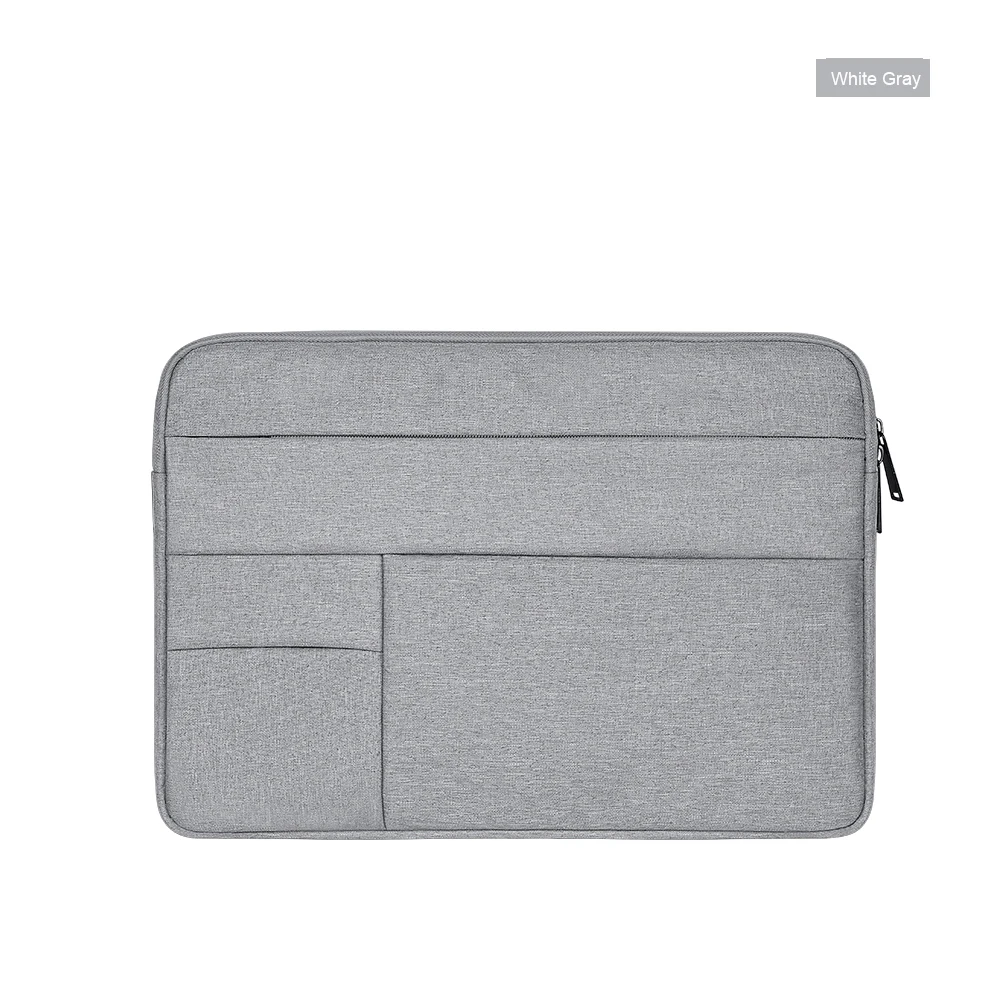 Сумка для ноутбука 13 13,3 14 14,1 15,4 15,6 дюймов чехол для acer Asus samsung Toshiba lenovo hp Chromebook Защитная сумка для ноутбука - Цвет: White Grey