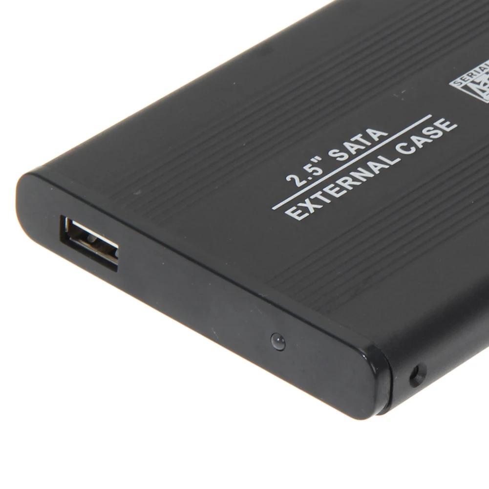 USB2.0 2 5 дюймов SATA HDD жесткий диск Внешний корпус Чехол Коробка чехол на с USB кабелем