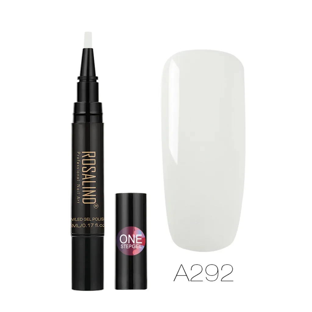 

2019 Newest 3 In 1 Gel Nail Varnish Pen Glitter One Step Nail Gel 24 Colors gel nail polish Professional Makeup decorations