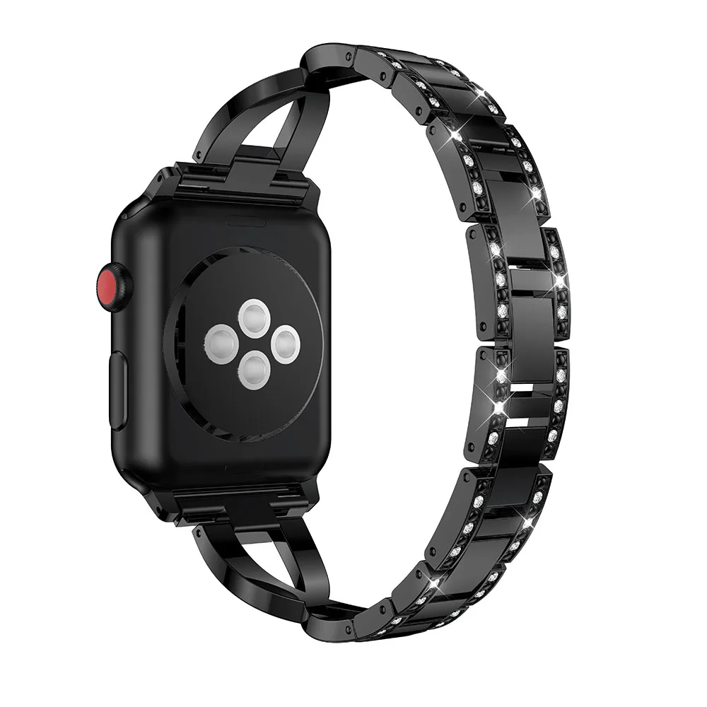 Браслет pulseira из нержавеющей стали для Apple watch 38, 40, 44, 42 мм для iWatch, браслет, ремешок для часов cinturino для Apple watch 5, 4, 3, 2