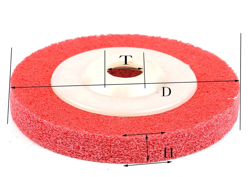 1 шт. 100 мм нейлоновый шлифовальный круг для полировки металла