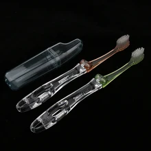 2 шт. дополнительная мягкая стандартная зубная щетка+ чехол для взрослых детей и подростков