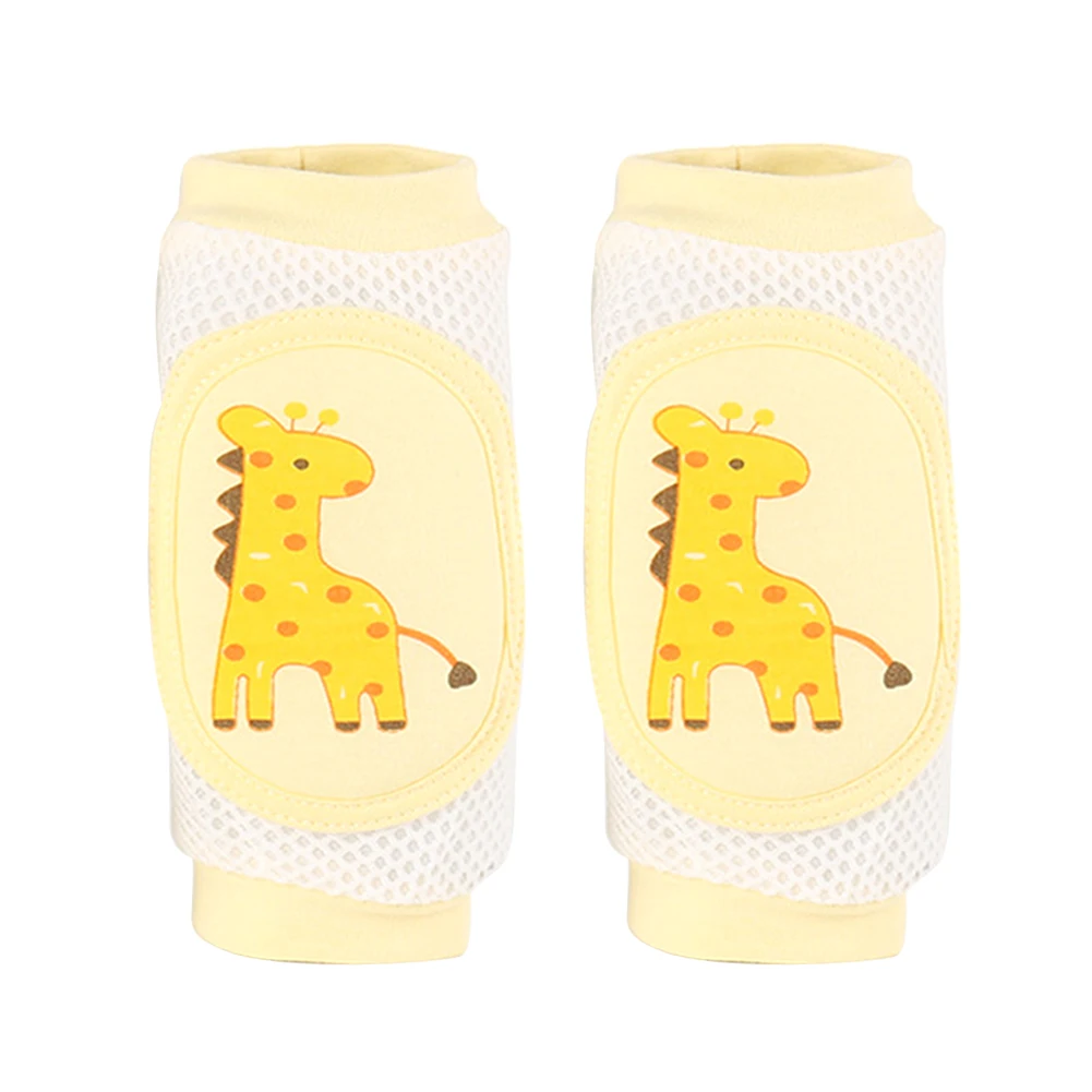 1 пара, детские защитные наколенники, носки для малышей, короткие наколенники, защита для ползающего ребенка BM88 - Цвет: Giraffe