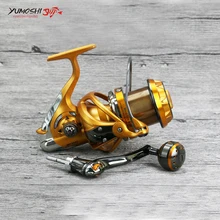 10BB спиннинговая катушка Рыболовная 5,5: 1 литье из углеродистой стали Рыболовная катушка металлическая ручка линейная чашка из нержавеющей стали морской Подшипник рыболовная Катушка