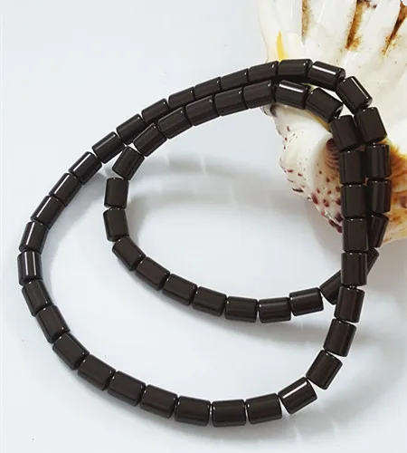Черное турмалиновое колье цепь с бусинами Германий negetive ion health care ожерелье