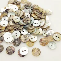 buttons en Coquille Naturelle, Accessoires de Vêtement à 2 Trous, 30 Pièces/Lot 4