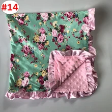 Детское одеяло с рисунком единорога, бархатное модное одеяло для малышей, подарок для душа, 14 стилей