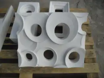 2pcs 3D Plastic mold for Plaster 3D Decorative Wall block Panels "Ring" NEW MOLD Design 2017 year