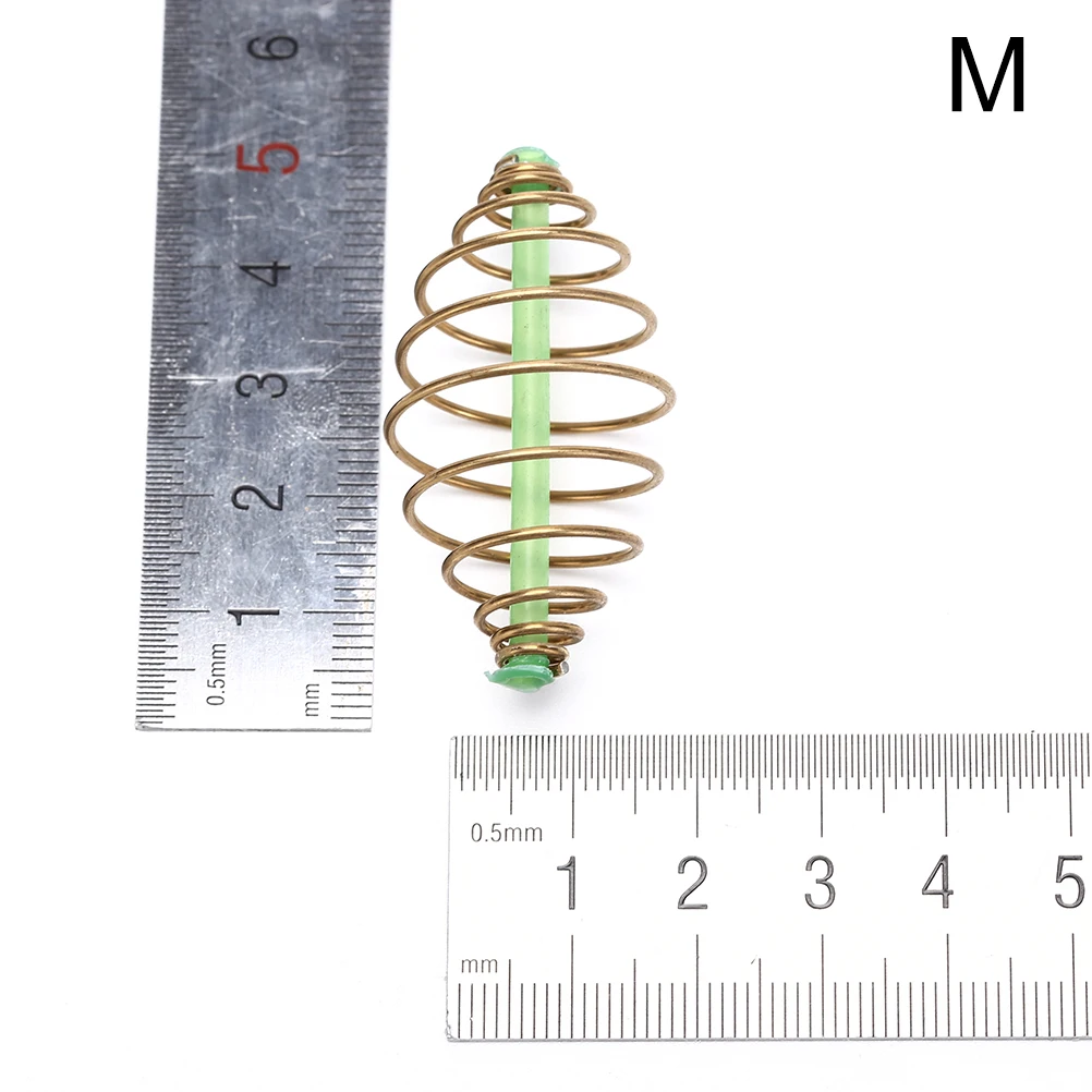 10X приманка пружина для ловли карпа свежая и соленая рыболовная установка Приманка Фидер клетки и метод лидер