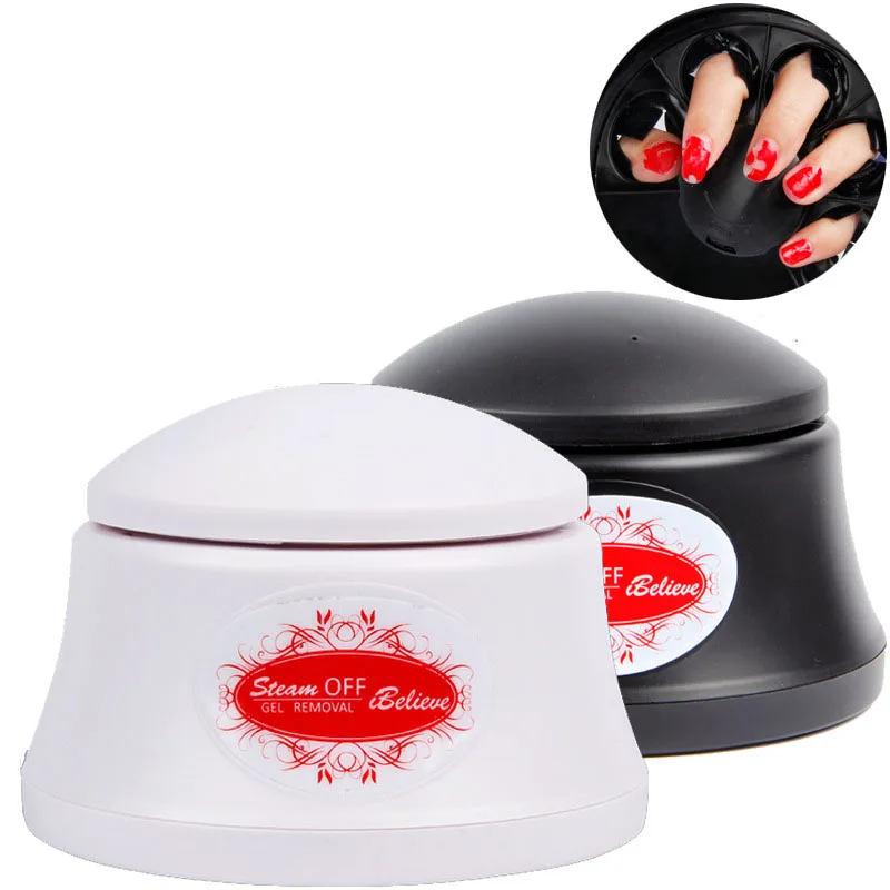 

LK189 New Fast Nail Polish Steam Remover Glue Light Therapy Nail Polish Cleaning Machine Nail Art Tools Unloading Machine