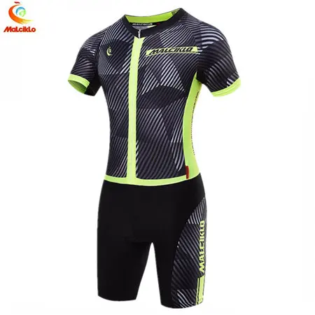 Malciklo Pro Team триатлонный костюм мужской велоспорт шерстяной облегающий костюм комбинезон Велосипедное трико наборы Ropa Ciclismo велосипедная одежда - Цвет: A042FY