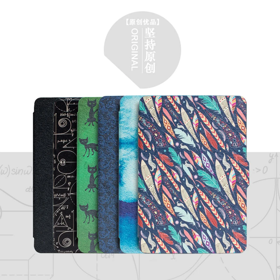 

WALNEW Original Case for Amazon Kindle Voyage 2014 6 inch E-Book Cover Light High Quality PU Leather Shell Auto Sleep/Wake