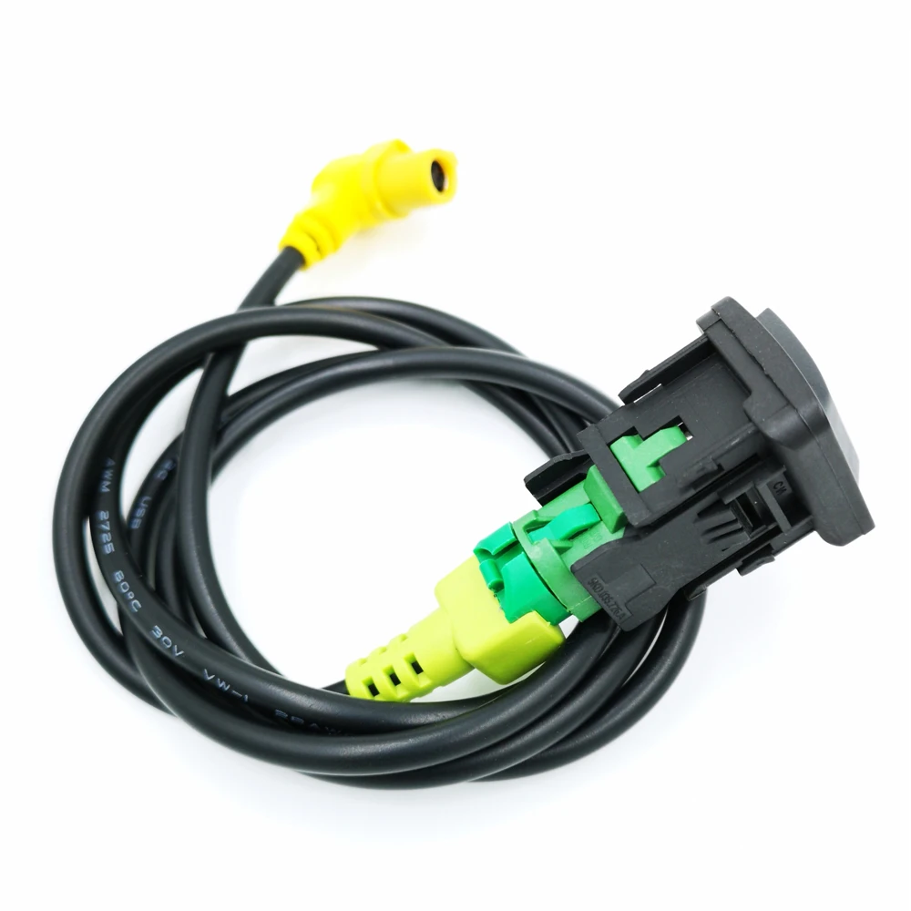 USB AUX переключатель кабеля Жгут проводов RCD510 RNS315 для VW Golf MK6 Jetta MK5 Sagitar Polo|Кабели