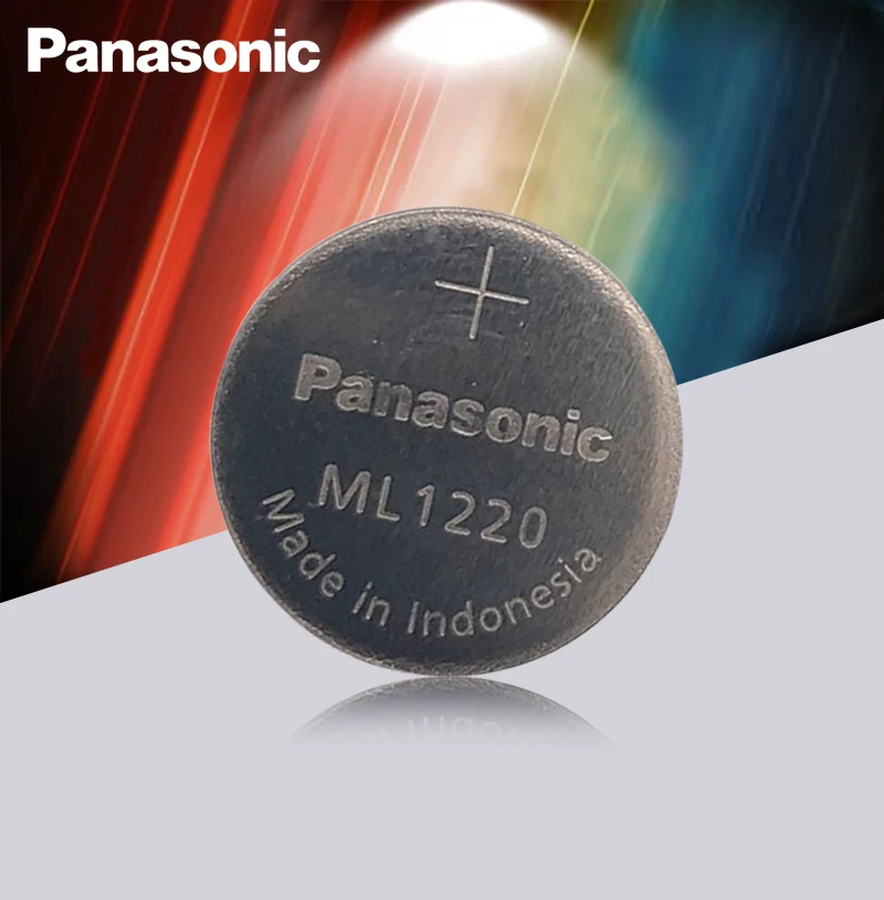 

New Original Panasonic ML1220 3V ML 1220 Rechargeable CMOS RTC BIOS Back Up Cell Button Coin Battery Batteries