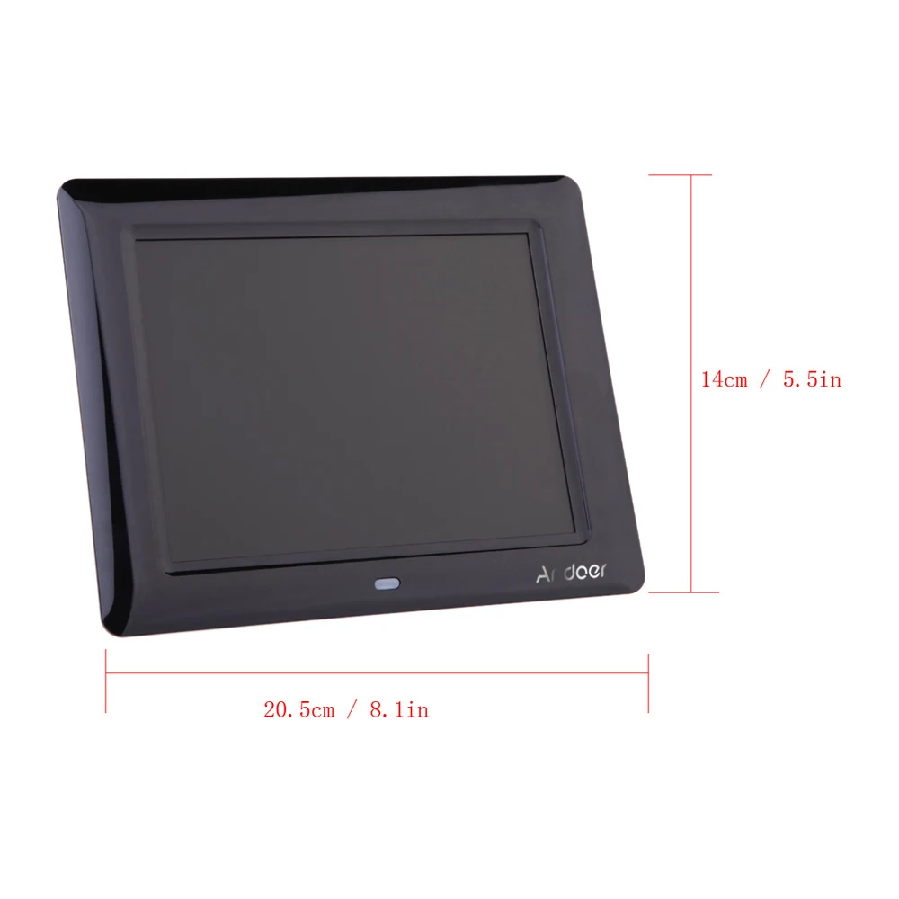 Andoer 7 ''HD TFT-LCD цифровая фоторамка с слайд-шоу часы MP3 MP4 видеоплеер с удаленным рабочим столом