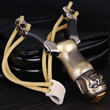 outdoors Stainless Steel Slingshot with Bead Container Special for Athletics