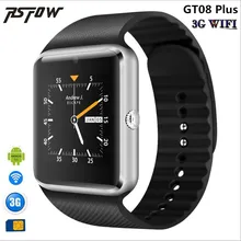 RsFow 3G Wifi QW08 Android Smart font b Watch b font GT08 support Play Store Download