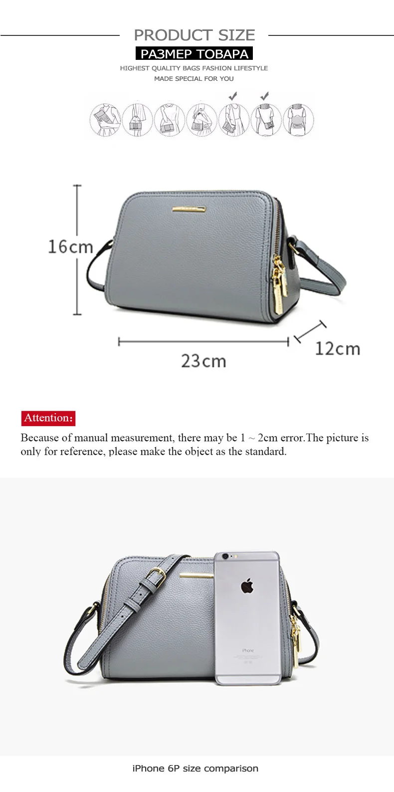 bolsa de Ombro Sacos Crossbody Para Mulheres