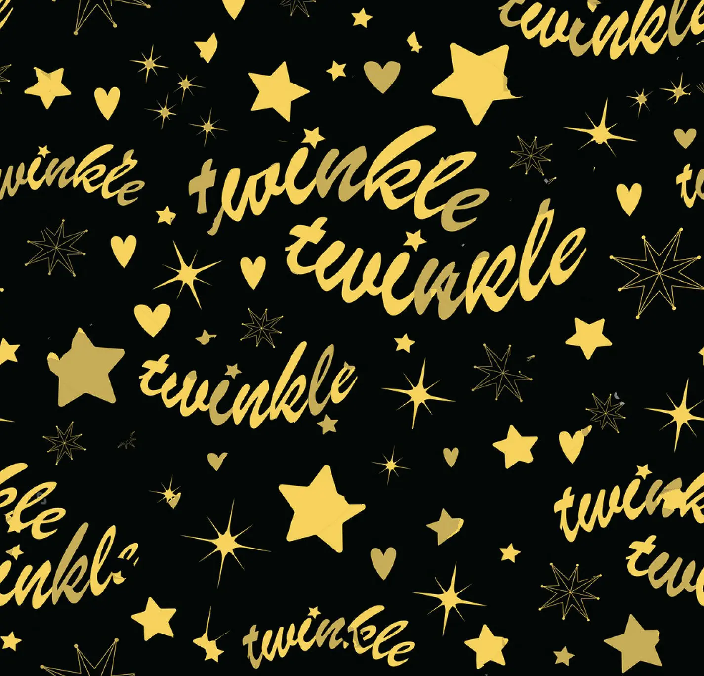Twinkle little star Gold Lettering Winter Holidays photo backdrop Computer print party background | Электроника