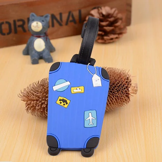 New Creative Cute Luggage Tag Travel Accessories Silica Gel Suitcase ID