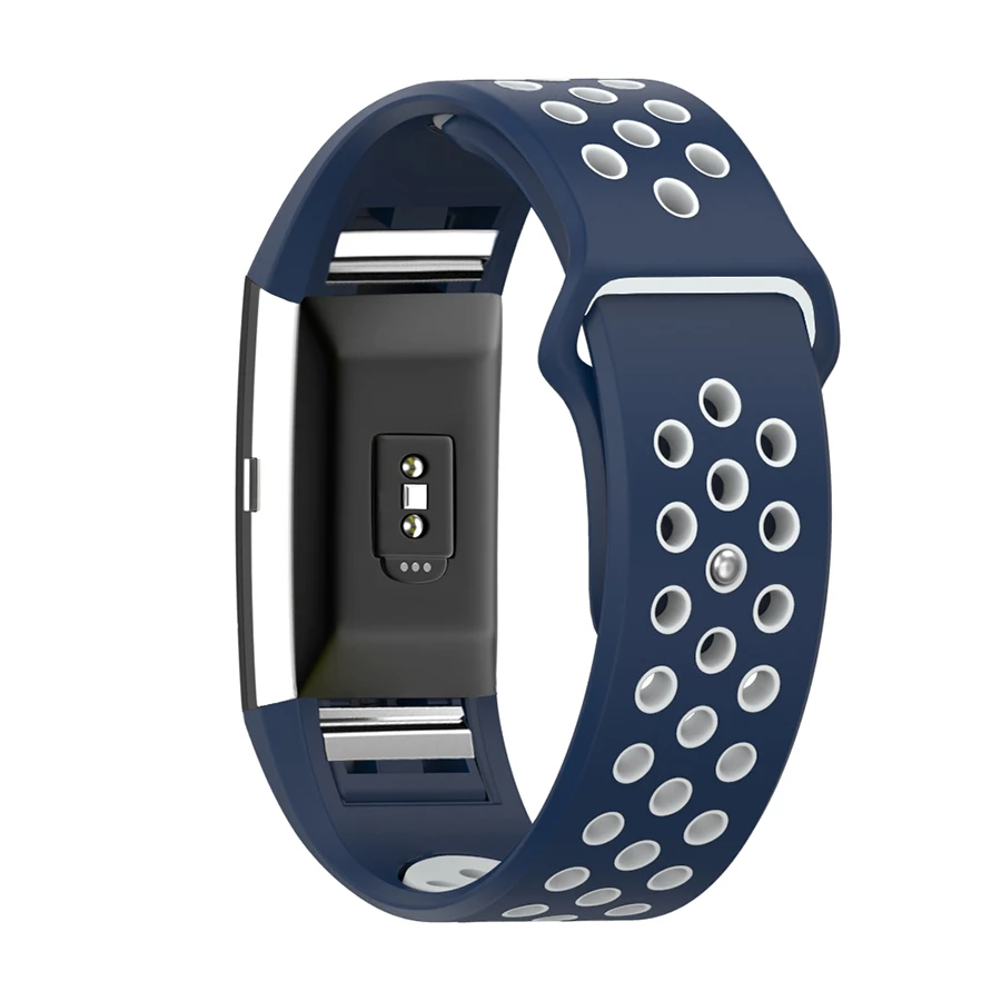

Silicone Strap for Fibit Charge 2 Replacement Double Color Wristband Watchband For Fitbit Charge 2 Bracelet Smart Accessories