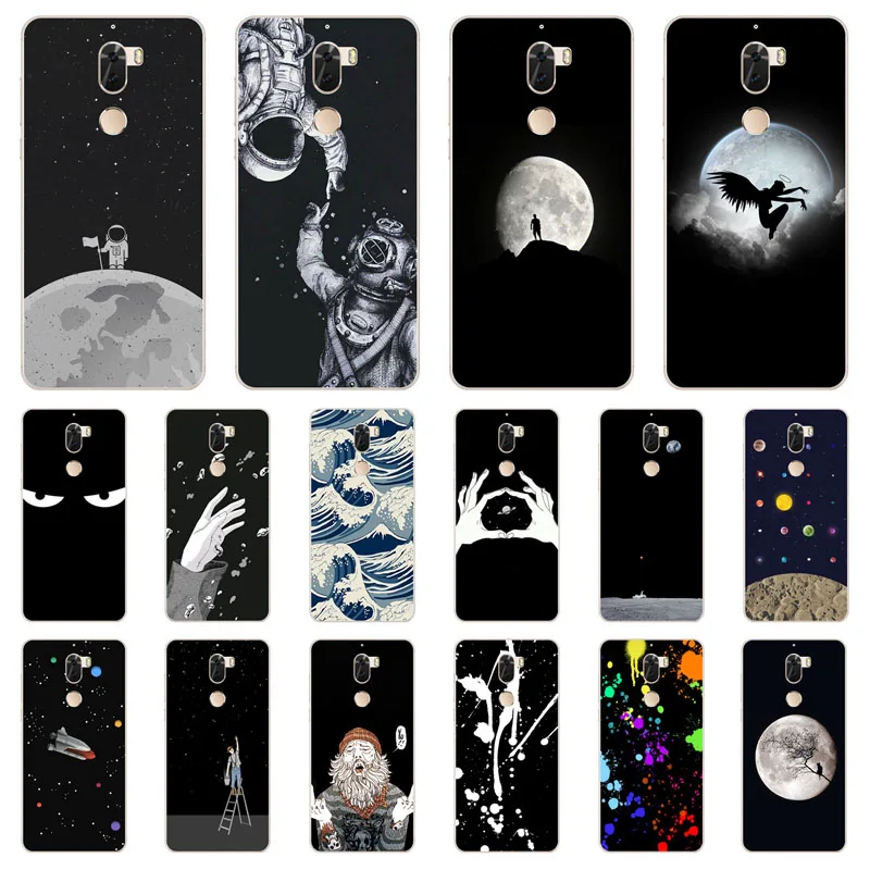 

Letv Leeco Cool1 Case,Silicon Black graffiti Painting Soft TPU Back Cover for Leeco Coolpad Cool 1 Protect Phone cases shell