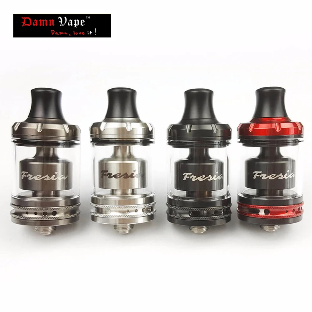 

Electronic Cigarette Atomizer Original DAMNVAPE Fresia 22mm MTL RTA 2ML 3.5ML Vape Tank World's first Tube In Tube AFC system