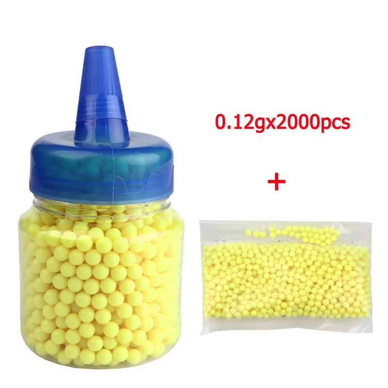 2000pcs/pack Airsoft Paintball Balls 6mm Strike BB Ball Strike Rifle