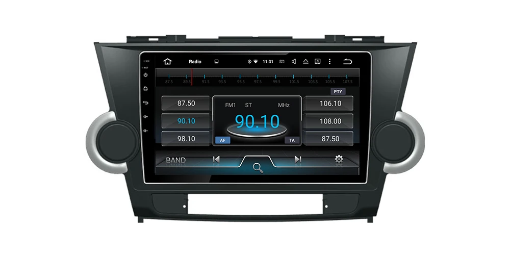 ZaiXi IPS Android 2 DIN Car DVD GPS For Toyota Highlander 2007~2013 Navigation multimedia player Stereo radio WiFi system 7