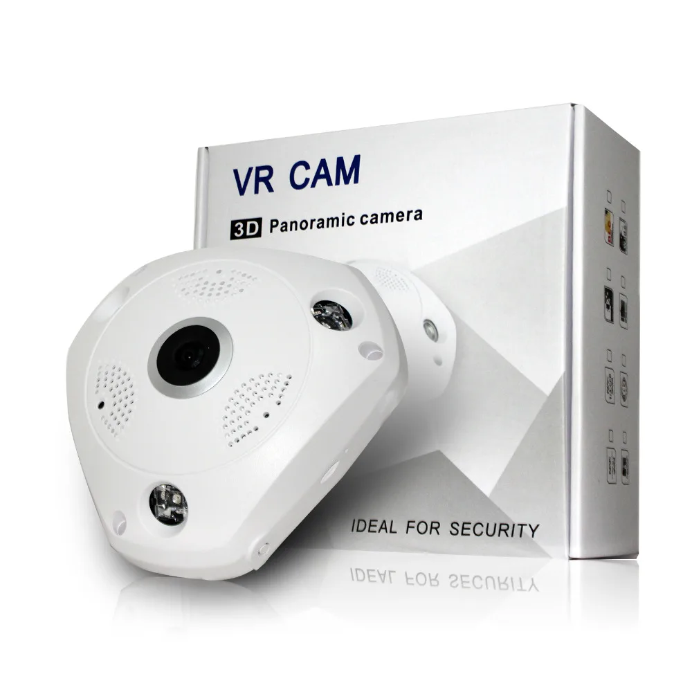 360° Camera IP 3MP Fish Eye Panoramic 1080P WIFI CCTV 3D VR Video IP Camera NEW 
