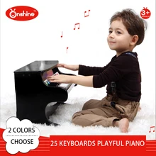 25 keyboards Piano Music Toy Baby Toy Wooden playful Piano Musical Toys Instrument for Children Kids Educational Electric Toy