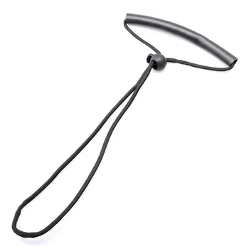 

Black DIY Hang Rope Lanyard Neck Straps Keychain New Nylon Wrist Hand Cell flashlight Tail rope