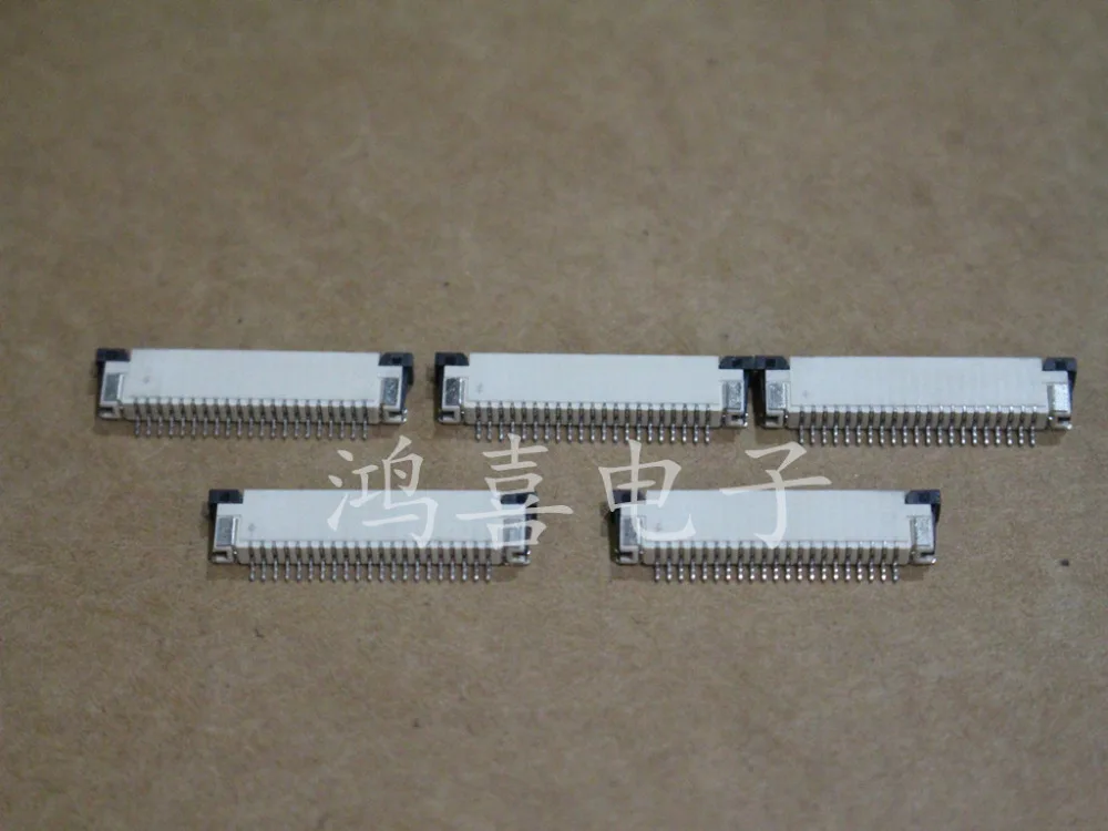 WZSM New FPC FFC flexible ribbon cable connector socket 1.0mm Pitch 1