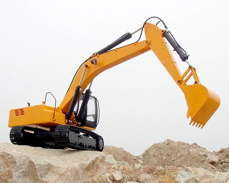 1/12 scale RC Remote control model fFully Metal hydraulic excavator truck m hydraulic engineering crane 9ch 2.4g RTR