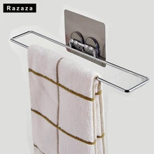 ФОТО  Stainless Steel Adhesive Toilet paper holder with shelf  Bathroom Kitchen Organizer towel Holder Wall Mounted Hanger rack