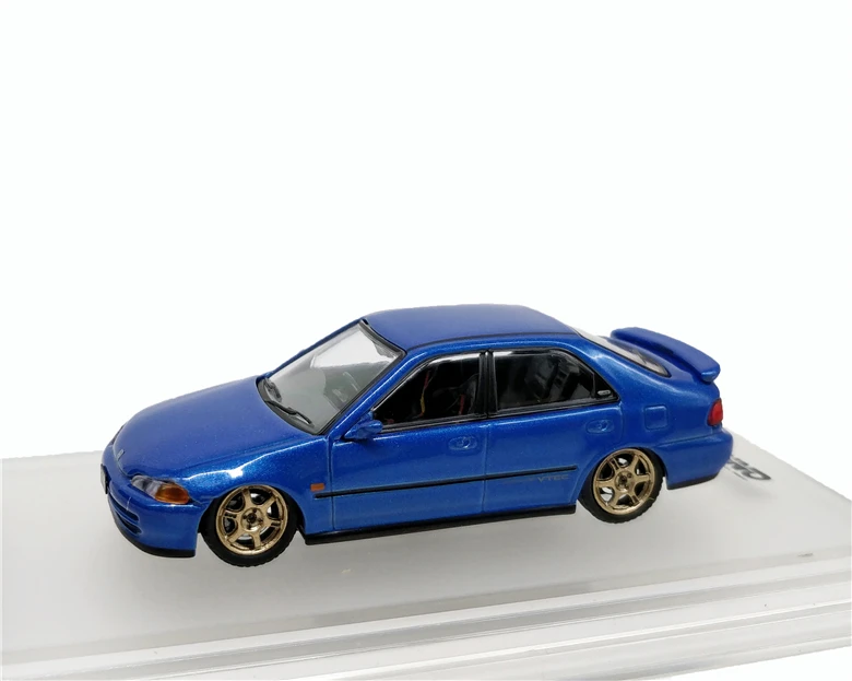 1: 64 INNO64 Honda Civic FERIO EG9 Синий литой модельный автомобиль