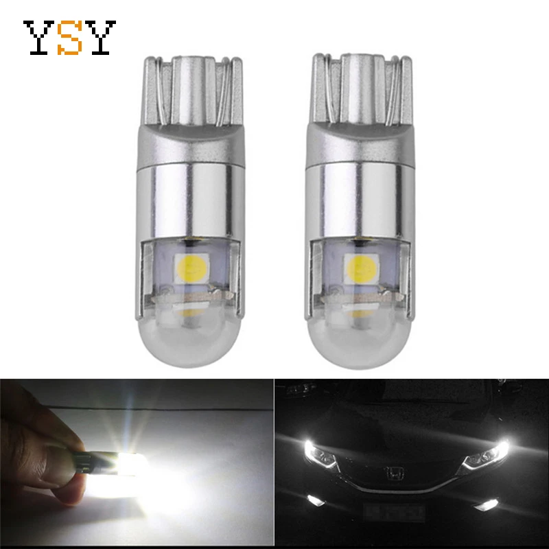 

30pcs White T10 LED Light Interior Lights for W5W 194 168 Wedge 3smd 3030 Replacement Reverse T10 Bulbs 12V