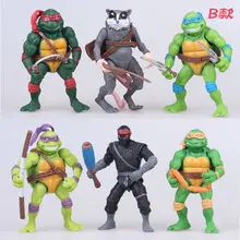 

6 Unit/set Japan Anime Ninja Turtle Moving Figures PVC Doll Models Toys Action Figure Collection Model Kids Toy for Children