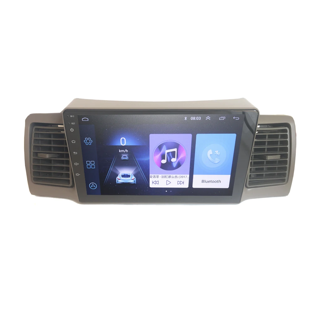 Perfect HANG XIAN 2 din Car radio for Toyota Corolla E120 Corolla EX BYD F3 car dvd player car accessory of autoradio 4G internet 2G 32G 32