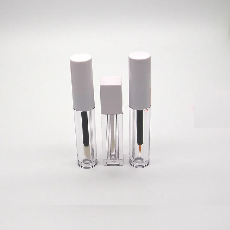 

Mini 1 ML Lipgloss Tube Empty Clear Sample Test Cosmetic Container Liquid Eyeliner Eyelash Growth Tube Lipgloss Packaging